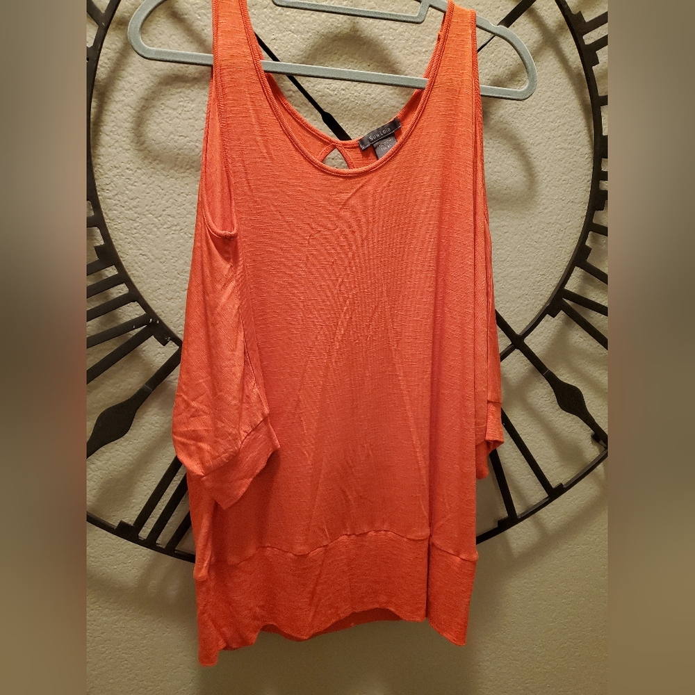 Orange Women's Top XL Su & Lola NWOT